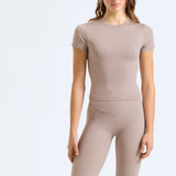 ARIADNE LUX RECYCLED FITTED TEE