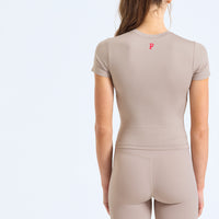 ARIADNE LUX RECYCLED FITTED TEE