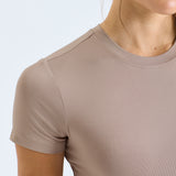 ARIADNE LUX RECYCLED FITTED TEE