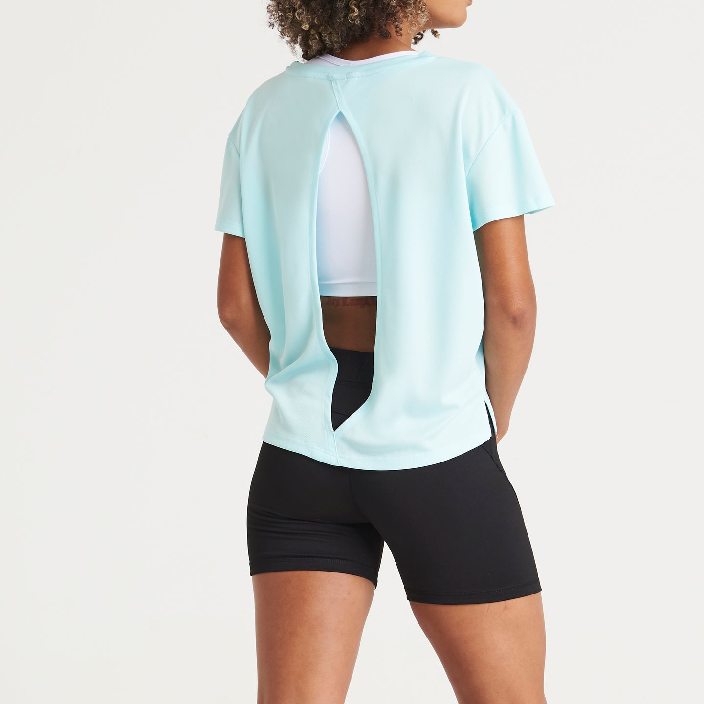 MORE FITNESS DEMETER SPLIT BACK TOP