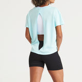 MORE FITNESS DEMETER SPLIT BACK TOP